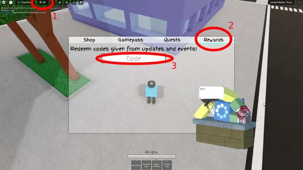 Roblox : Codes des manigances Jujutsu