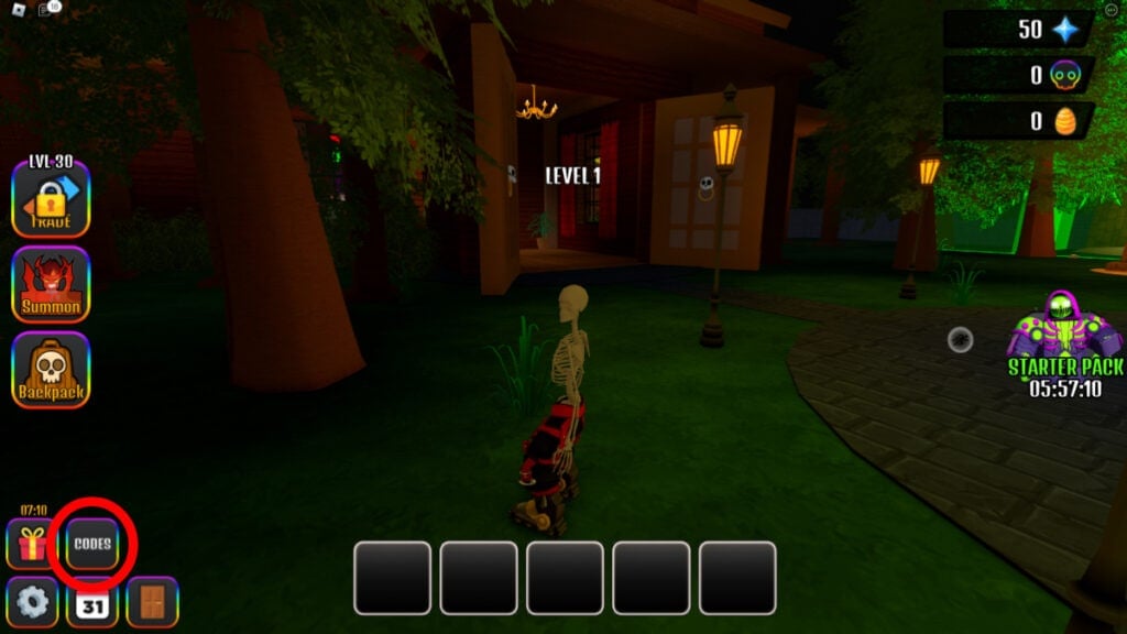 Roblox : les codes TD de la maison