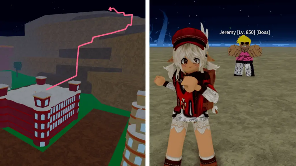 Où est Jeremy dans Blox Fruits