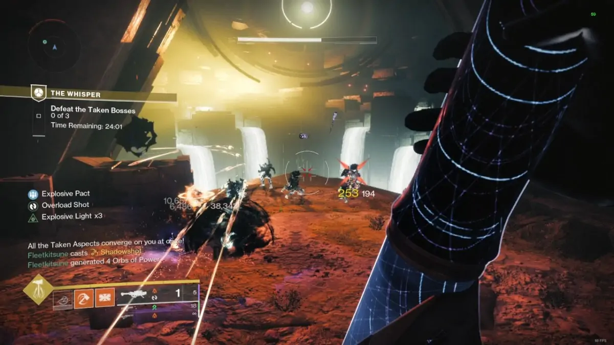 Comment battre les trois boss pris dans la mission Whisper Exotic dans Destiny 2