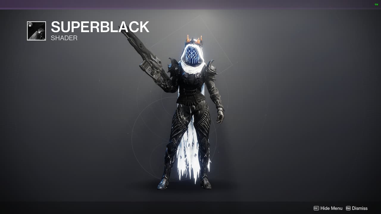 Le Superblack Shader de Destiny 2 est maintenant disponible