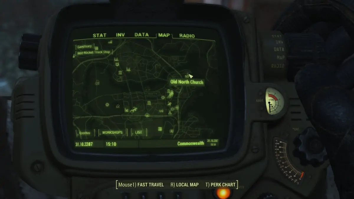 Guide des codes du sentier de la liberté de Fallout 4