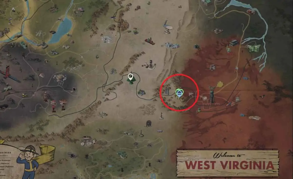 Emplacement de Fallout 76 Fort Defiance1