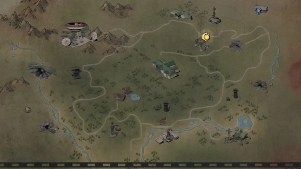 Carte de Fallout 76 Skyline Valley