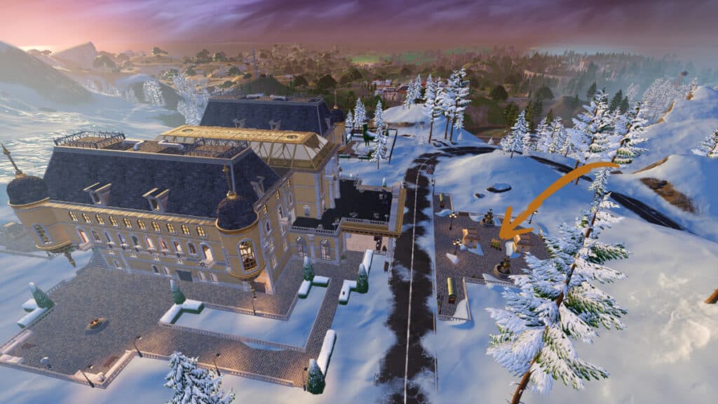 chariot à choux fortnite grand glacier