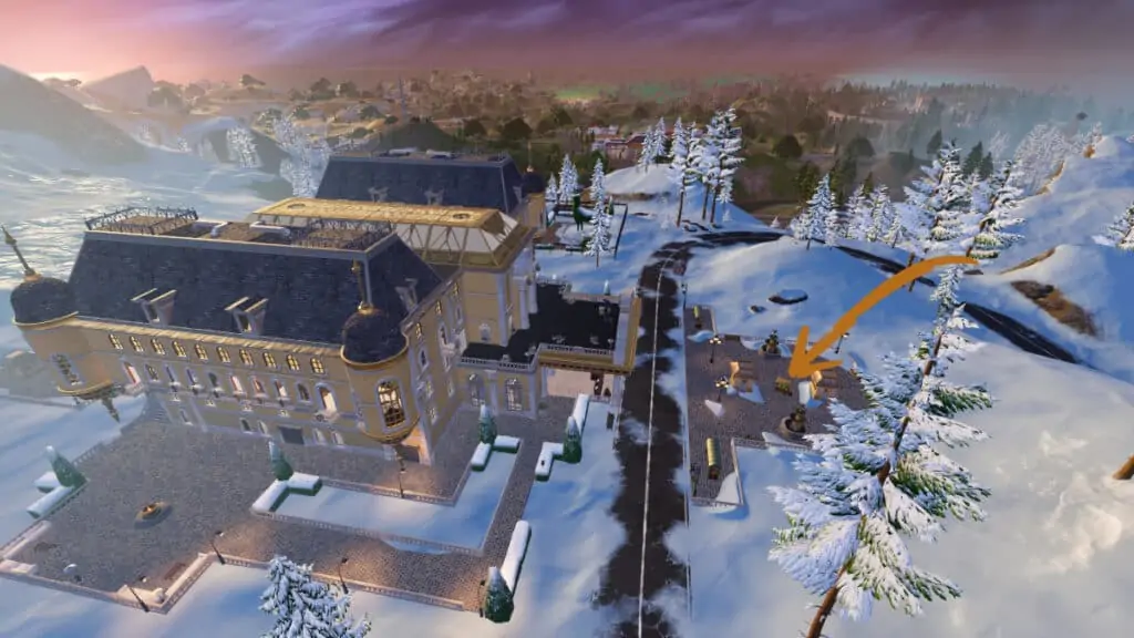 chariot à choux fortnite grand glacier