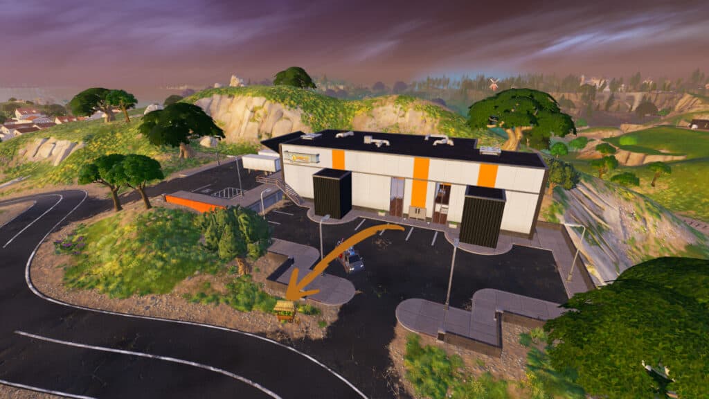 fortnite où trouver la station Cabbage Cart Ship it