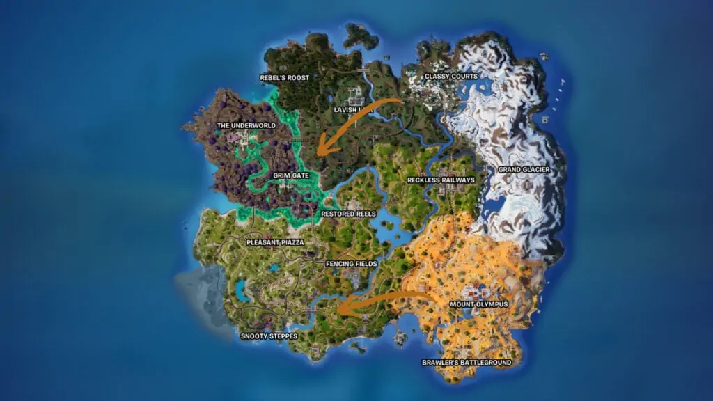 emplacements des moulins à vent fortnites