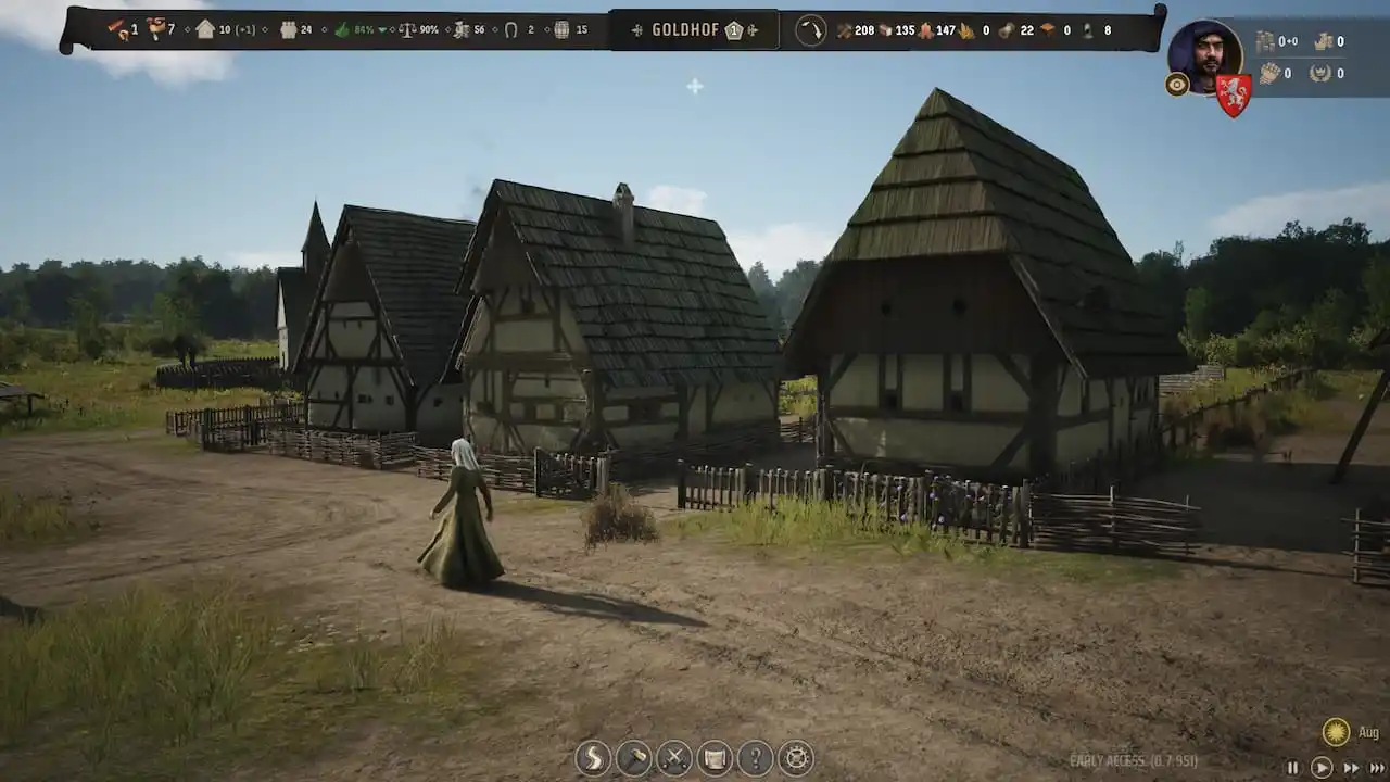 Manor Lords : Comment élever le niveau familial