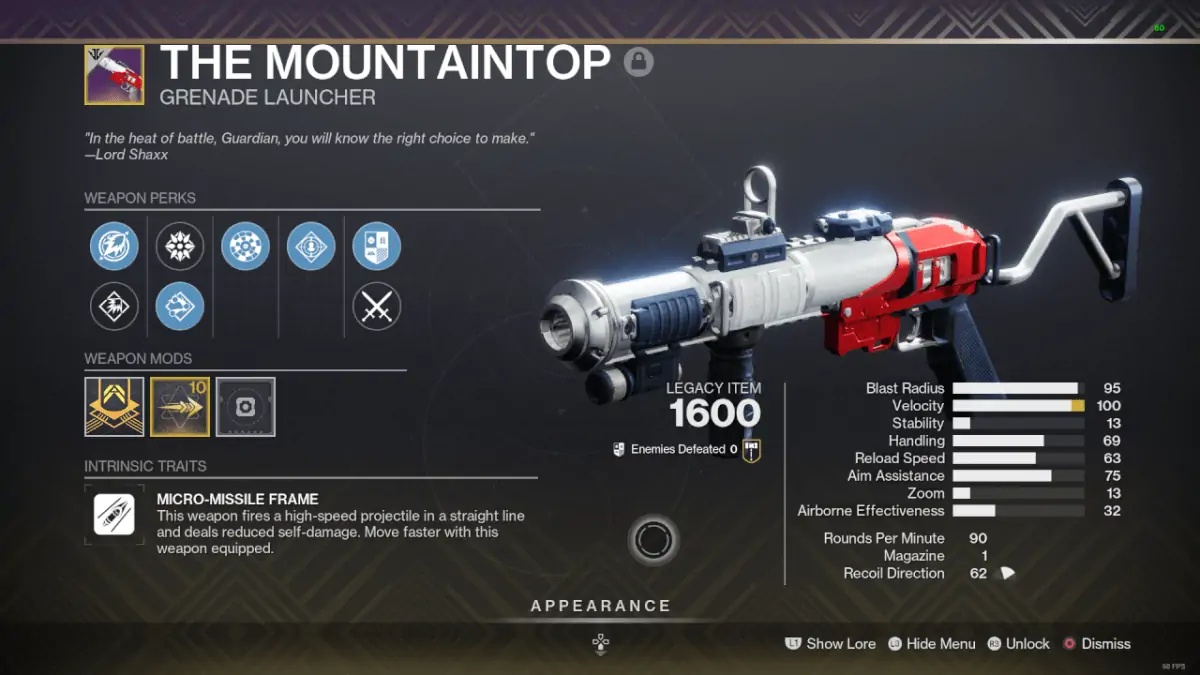 Comment patiner au sommet d'une montagne dans Destiny 2
