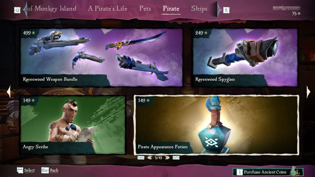 Sea of ​​Thieves : Comment changer l'apparence de votre personnage