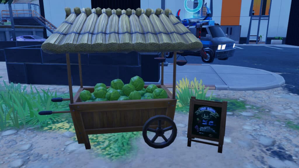 où trouver des chariots à choux dans fortnite