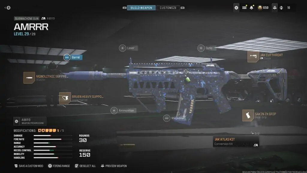 Meilleur équipement de kit JAK Atlas dans MW3 et Warzone