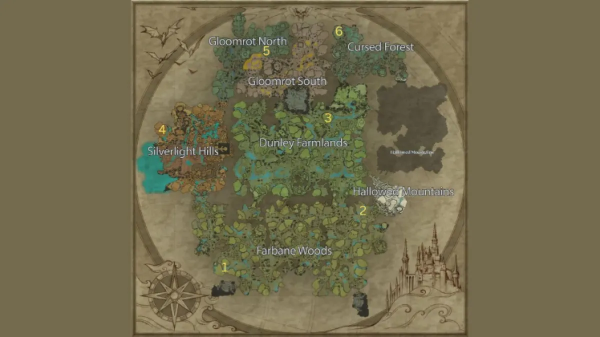 Meilleurs emplacements de base dans V Rising