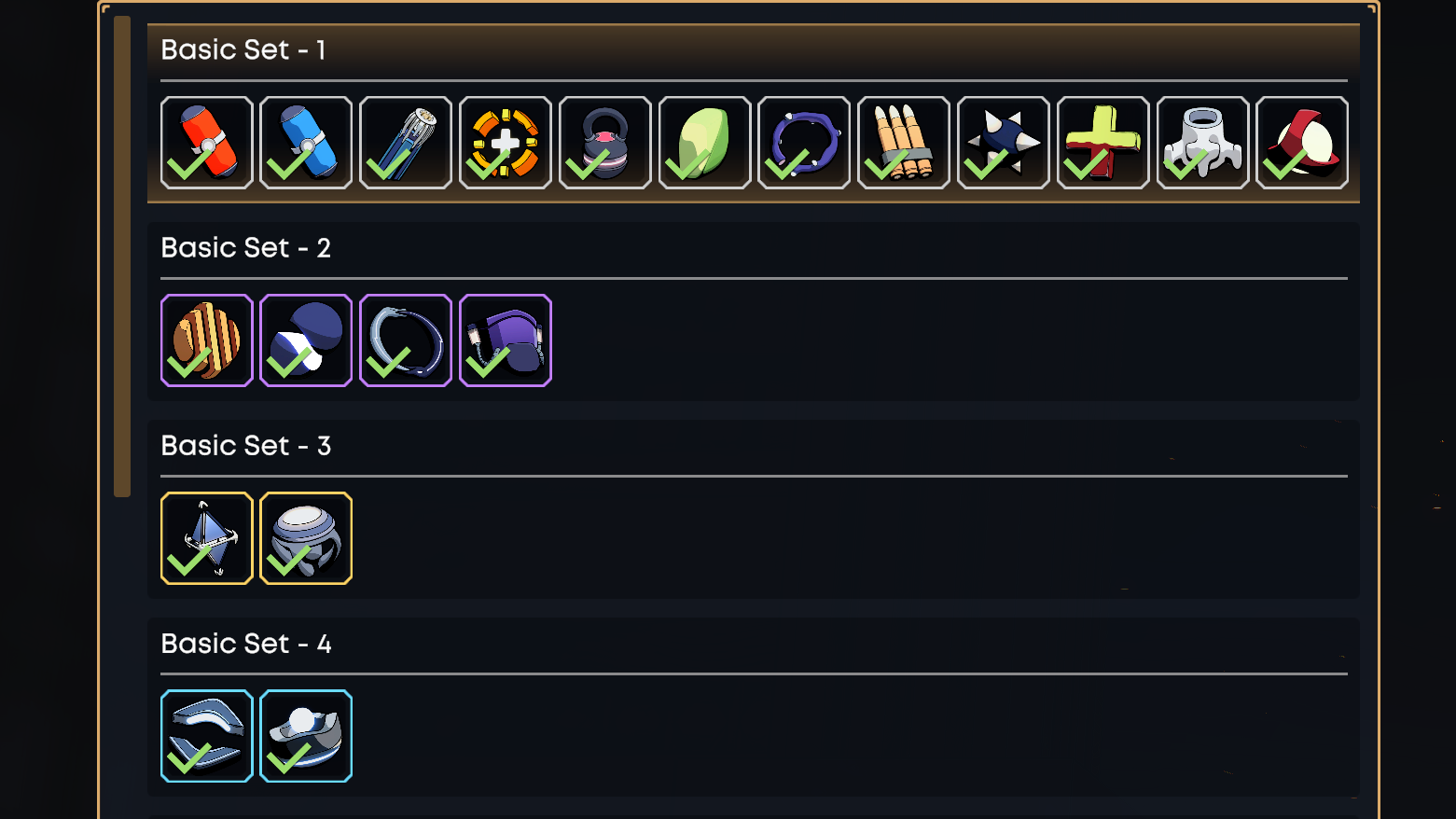 Gatekeeper : Meilleurs artefacts