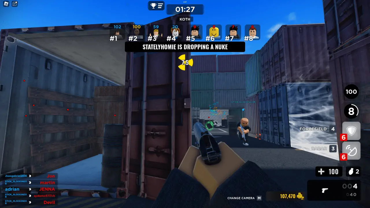 Toutes les commandes de Gunfight Arena : Comment sprinter, recharger et s'accroupir sur PC et mobile