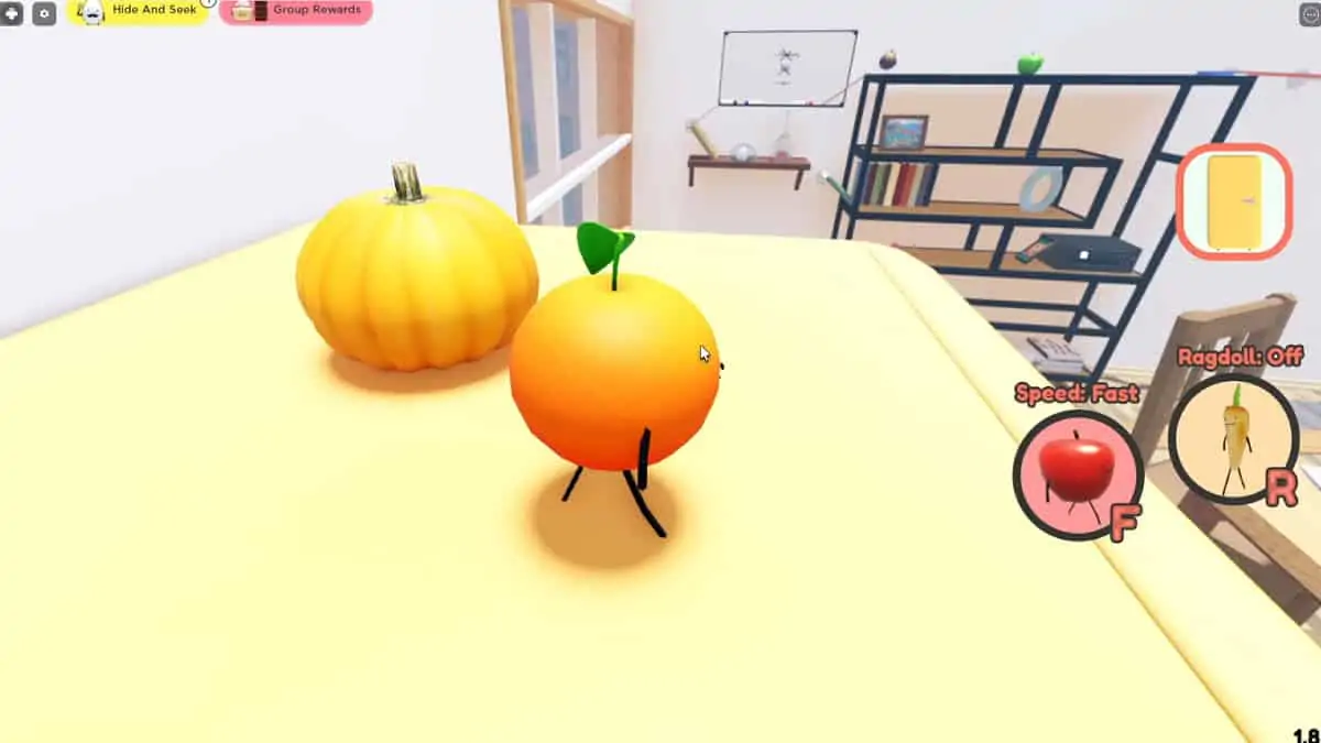 Je me prépare à sauter pour atteindre Caviar dans Roblox Secret Staycation.