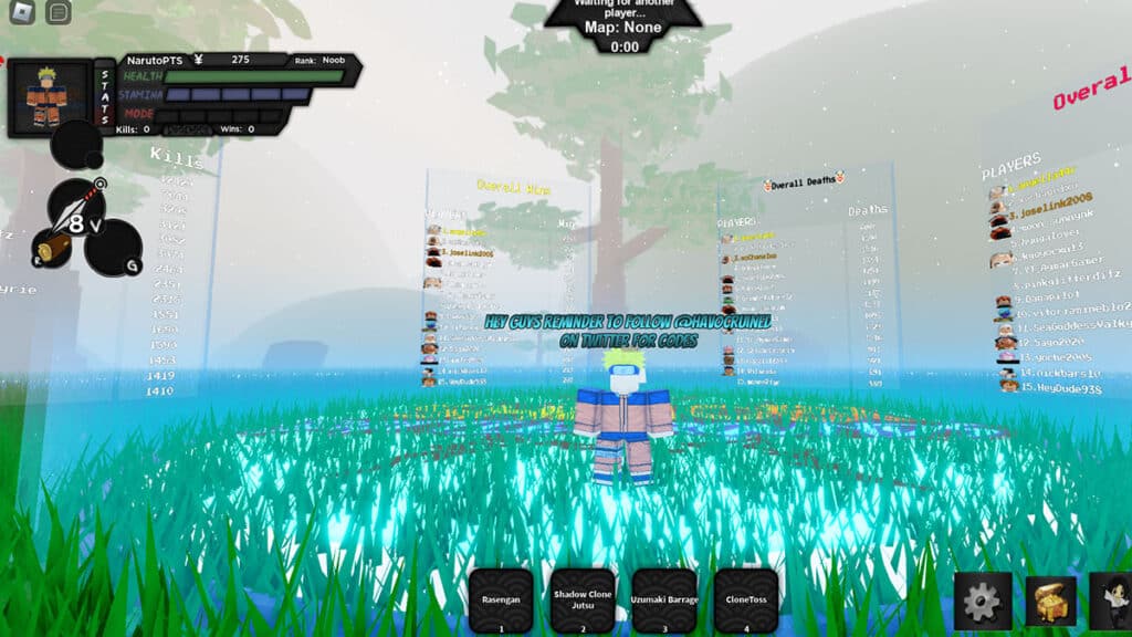 Tous les codes fonctionnels des champs de bataille Roblox Shinobi