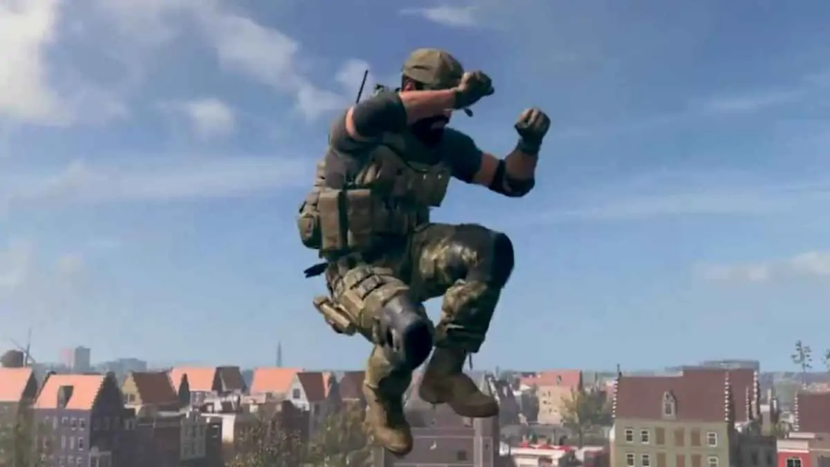 Saut en hauteur de Warzone