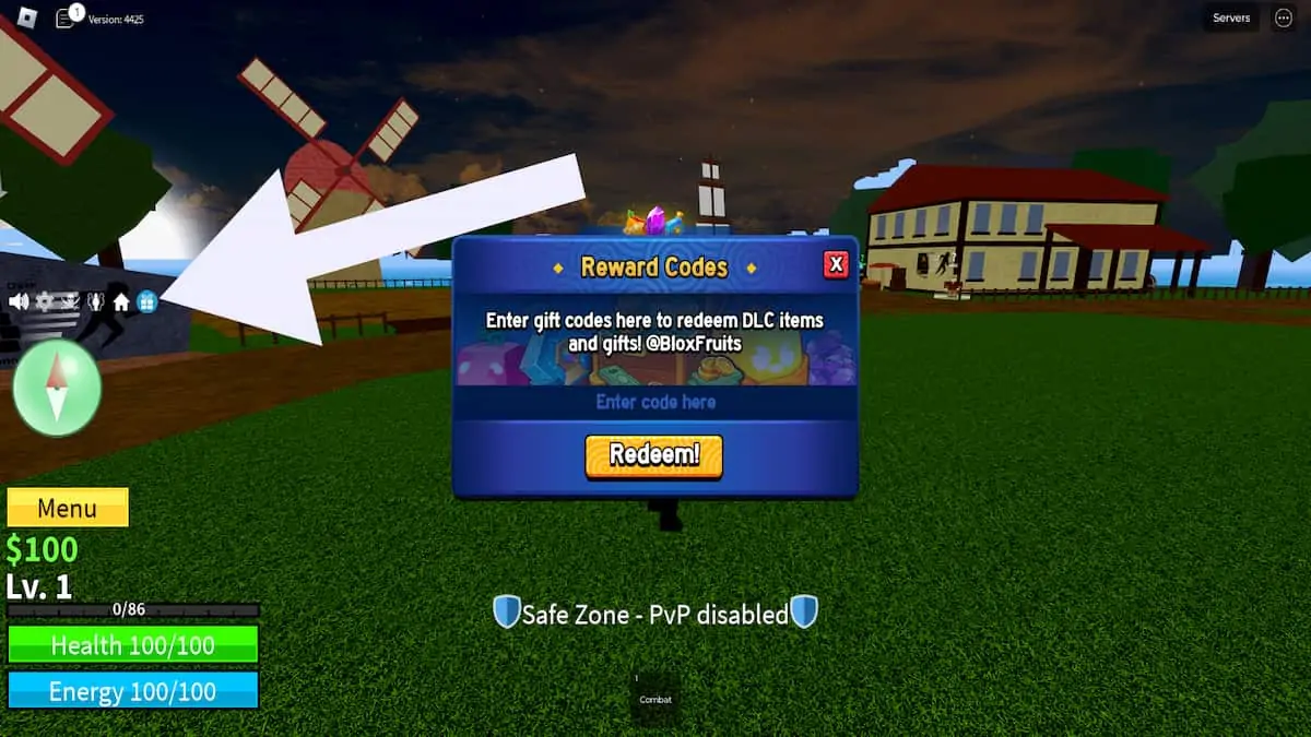 Comment utiliser des codes pour Blox Fruits.