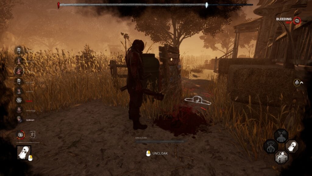 Une palette piégée par le trappeur dans Dead by Daylight 2v8