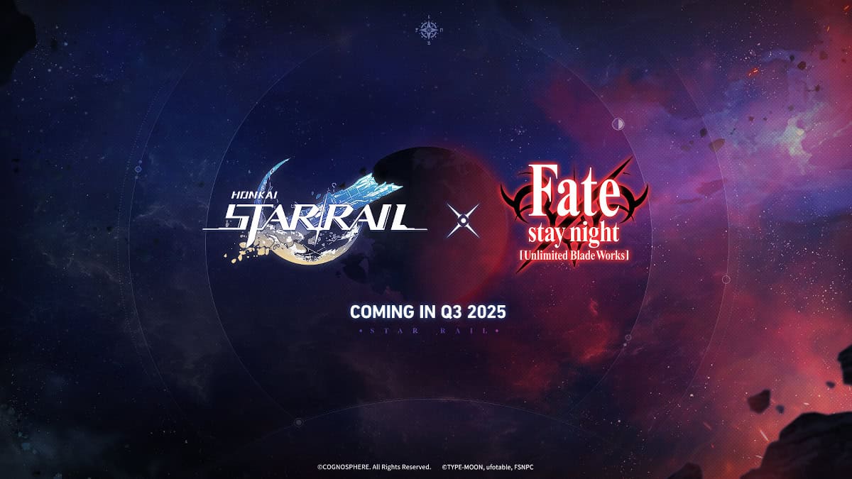 Annonce de la collaboration entre Fate Stay Night et Honkai Star Rail.