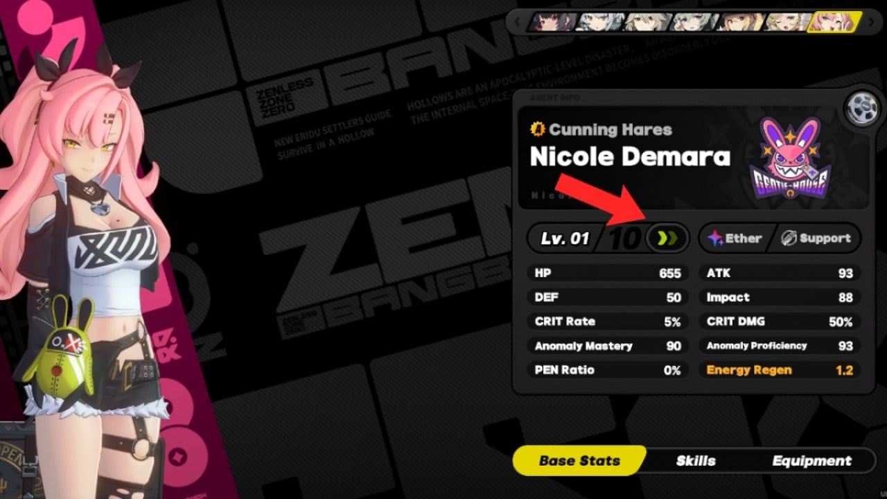 Level Agent Zenless Zone Zero