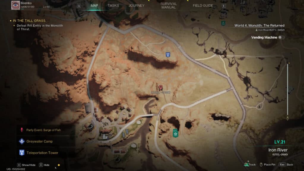 Once Human : Lieux de peinture sournois