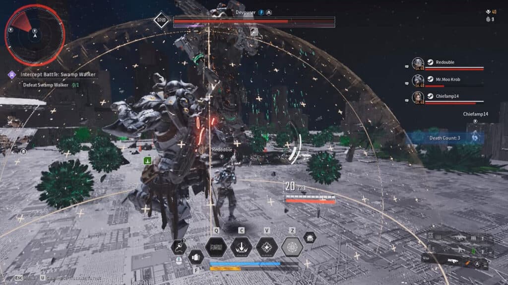 Stratégie de combat pour le raid du Dévoreur dans The First Descendant