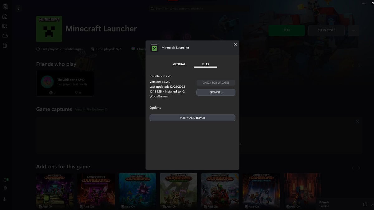 comment forcer Minecraft sur PC à se mettre à jour