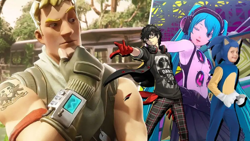 Collaborations potentielles pour Fortnite avec Joker de Persona, Miku et Sonic