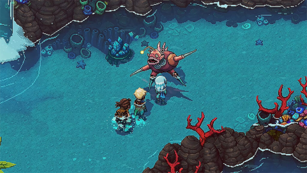 Une étrange créature poisson dans Sea of ​​Stars