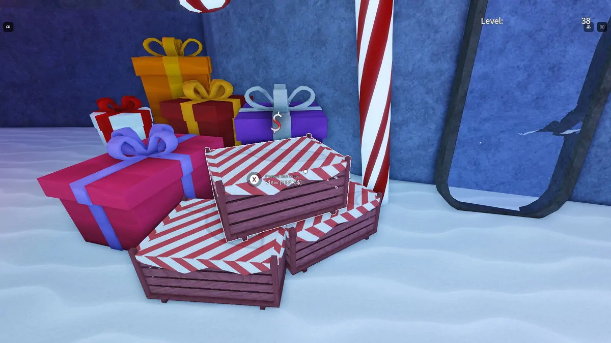 ouverture de craits d'appâts festifs pour les baies de houx dans roblox fisch