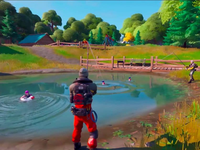 Fortnite Saison 5 Chapter 2 - Emplacements des poissons