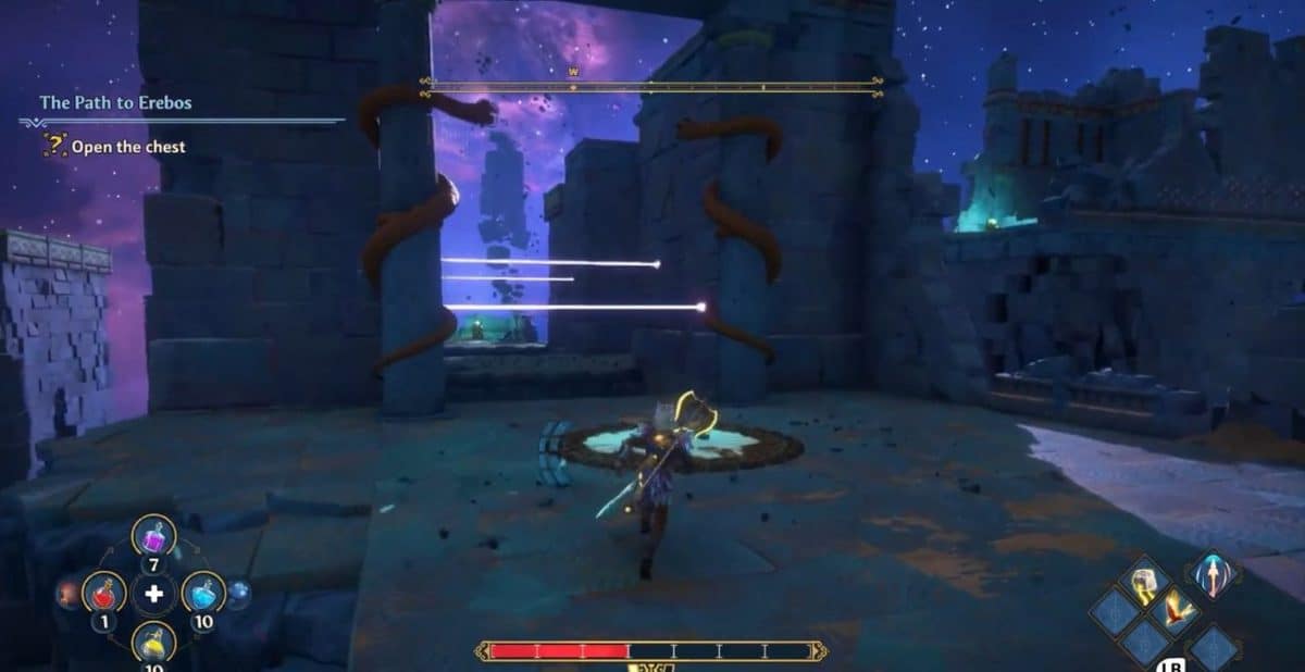 Immortals Fenyx Rising - Le chemin vers la crypte d'Erebos